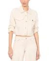 Alice And Olivia Chloe Cropped Jacket In Pink