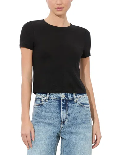 Alice And Olivia Cindy Tee In Black