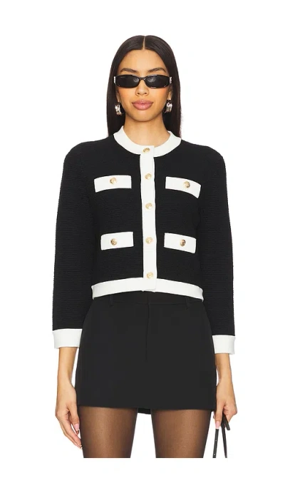 Alice And Olivia Claira Short Jacket In Black