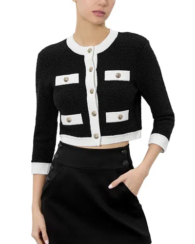 Alice And Olivia Claira Short Jacket In Black