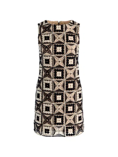 Alice And Olivia Clyde A-line Dress In Multi