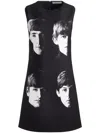 ALICE AND OLIVIA X THE BEATLES CLYDE MINI DRESS