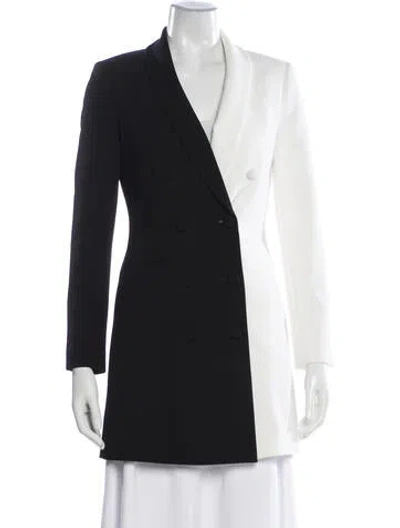 Pre-owned Alice And Olivia Coat In Black