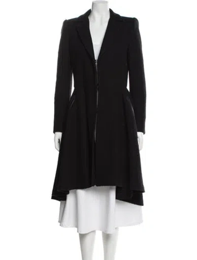 Pre-owned Alice And Olivia Coat In Black