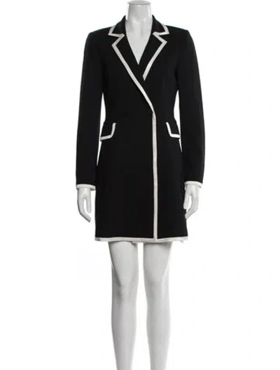 Pre-owned Alice And Olivia Coat In Black