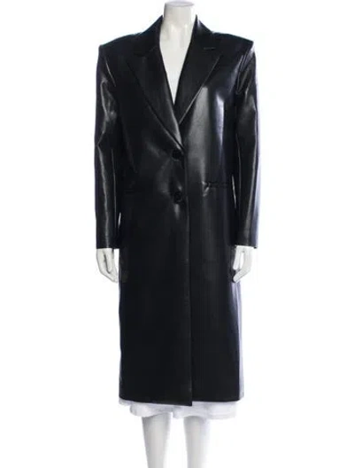 Pre-owned Alice And Olivia Coat In Black