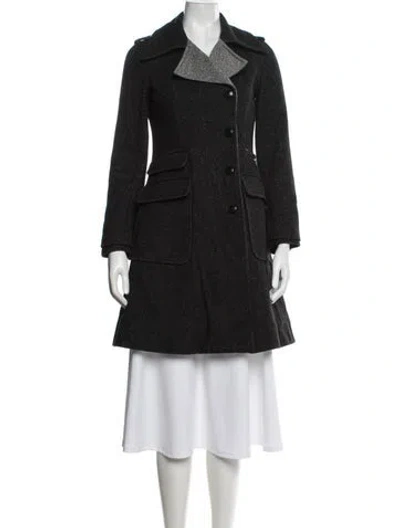 Pre-owned Alice + Olivia Coat In Black