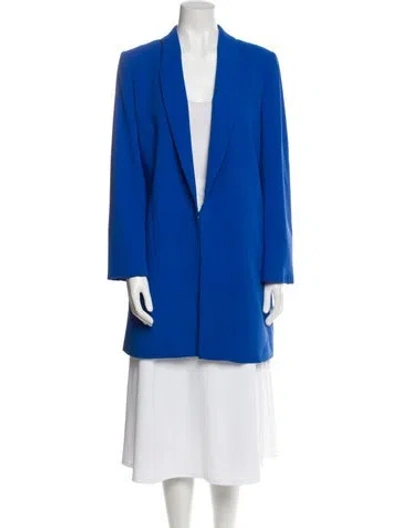 Pre-owned Alice And Olivia Coat In Blue