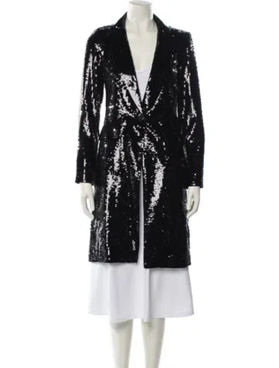 Pre-owned Alice And Olivia Coat In Blue