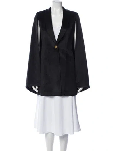 Pre-owned Alice And Olivia Coat In Blue