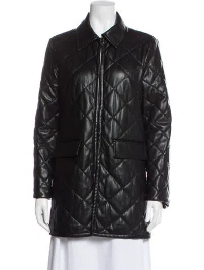 Pre-owned Alice And Olivia Coat In Gray