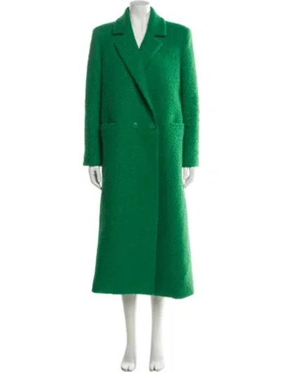 Pre-owned Alice And Olivia Coat In Green