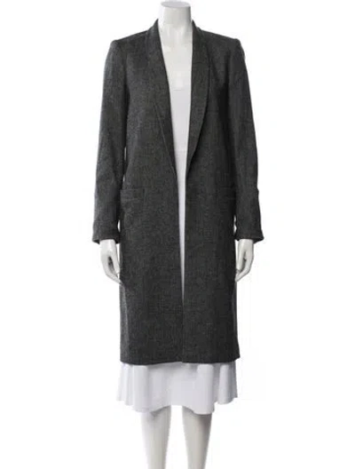 Pre-owned Alice And Olivia Coat In Grey