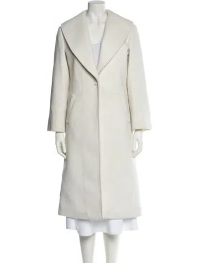 Pre-owned Alice And Olivia Coat In Neutral