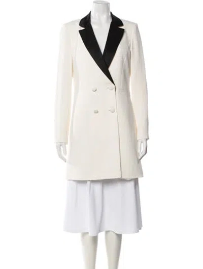 Pre-owned Alice And Olivia Coat In Neutral