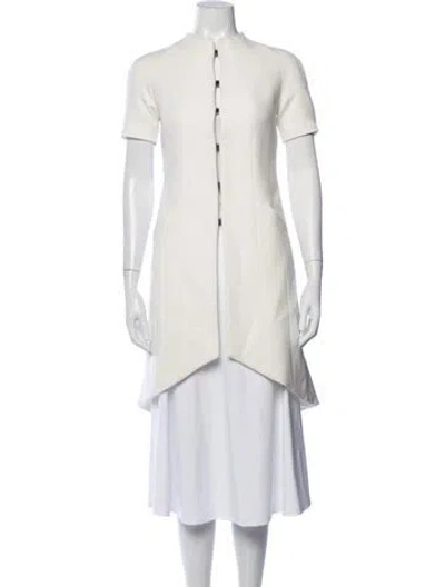 Pre-owned Alice And Olivia Coat In Neutrals