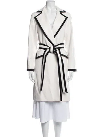 Pre-owned Alice And Olivia Coat In Neutrals