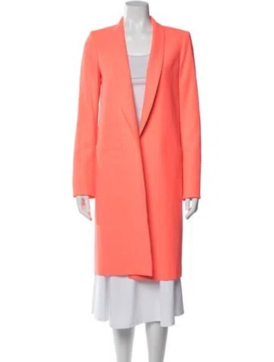 Pre-owned Alice And Olivia Coat In Orange