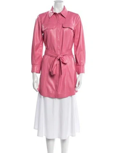 Pre-owned Alice And Olivia Coat In Pink