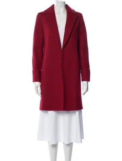 Pre-owned Alice And Olivia Coat In Red