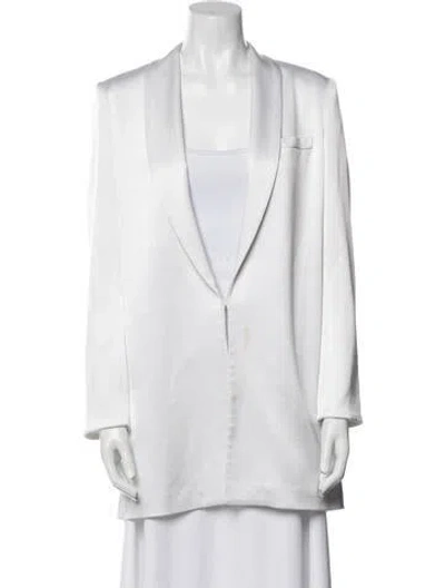 Pre-owned Alice And Olivia Coat In White