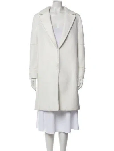 Pre-owned Alice And Olivia Coat In White