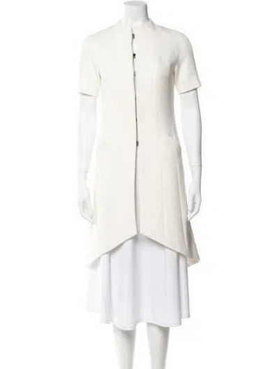 Pre-owned Alice And Olivia Coat In White