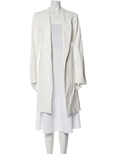 Pre-owned Alice And Olivia Coat In White