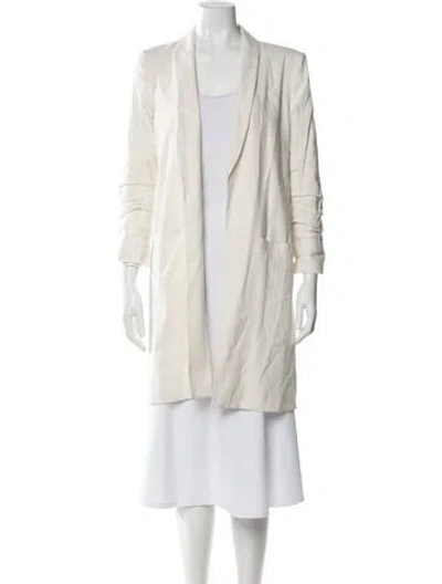 Pre-owned Alice And Olivia Coat In White