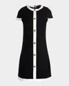 Alice And Olivia Coley Dress In Black