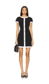 Alice And Olivia Coley Dress In Black