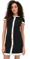 Alice And Olivia Coley Dress In Black