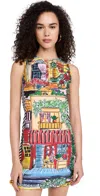 Alice And Olivia Coley Mini Dress In Vacation Dreams