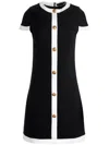 Alice And Olivia Coley Dress In Black