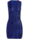 ALICE AND OLIVIA COLEY SEQUIN-EMBELLISHED MINI DRESS