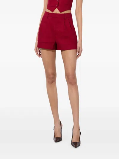 ALICE AND OLIVIA CONRY CUFFED SHORTS