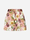 ALICE AND OLIVIA CONRY FLORAL PRINT SHORTS