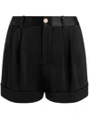 Alice And Olivia Conry Cuff Short In Black