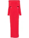 Alice And Olivia Coretta Gown In Red
