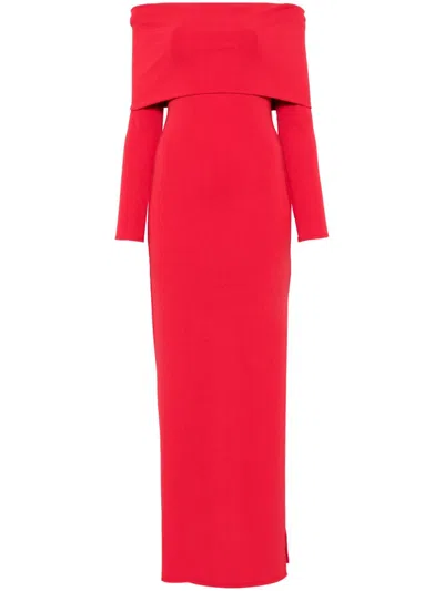Alice And Olivia Coretta Gown In Red