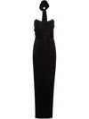Alice And Olivia Corset-style Dress In Black