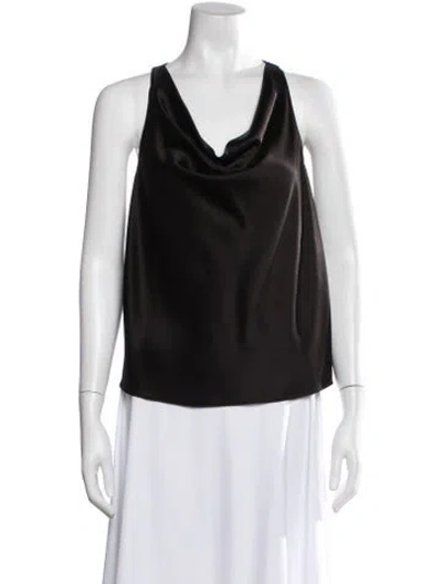 Pre-owned Alice And Olivia Cowl Neck Sleeveless Blouse W/ Tags In Multi