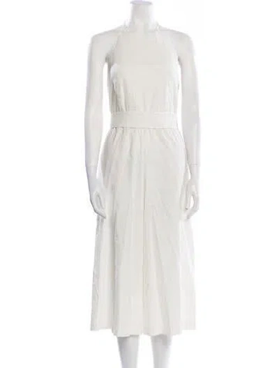 Pre-owned Alice And Olivia Crew Neck Jumpsuit In Neutral