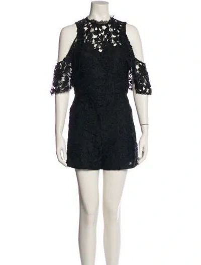 Pre-owned Alice And Olivia Crew Neck Romper