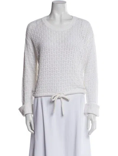 Pre-owned Alice And Olivia Crew Neck Sweater In Multi