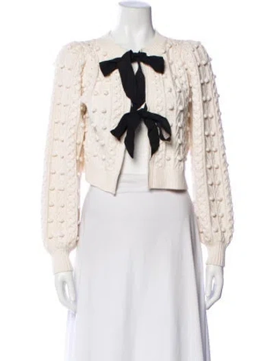 Pre-owned Alice And Olivia Crew Neck Sweater In Multi