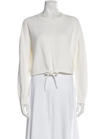 Pre-owned Alice And Olivia Crew Neck Sweater In Neutral