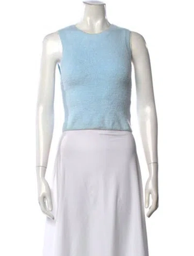 Pre-owned Alice And Olivia Crew Neck Sweater In Neutral