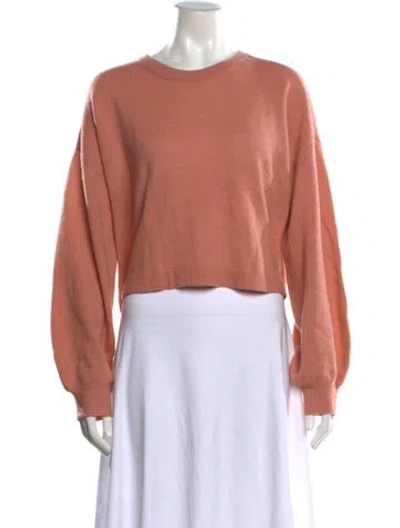 Pre-owned Alice And Olivia Crew Neck Sweater In Pink