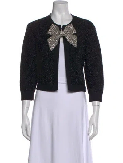 Pre-owned Alice And Olivia Crew Neck Sweater W/ Tags In Black